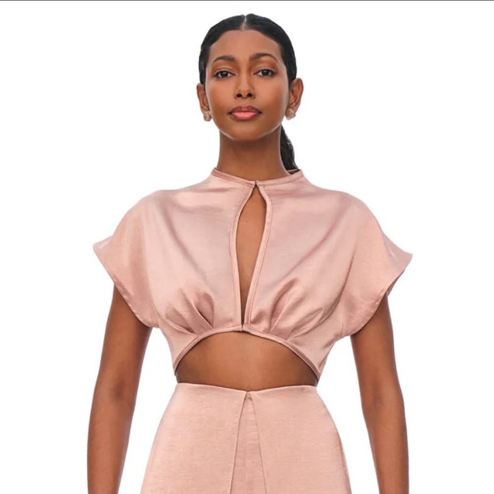 NWT Andrea Iyamah Hami Crop Top